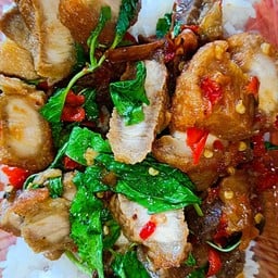 ร้านก๋ยวเตี๋ยวข้าวตามสั่งป้าเยาว์ริมคลองบางเคียน
