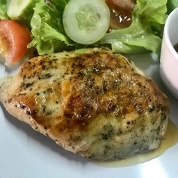 สเต็กไก่พริกไทยดำ