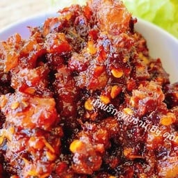 ไก่ต้มน้ำปลา ไก่หุบบอน ตลาดเด่นชัย