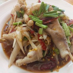 ตำตีนไก่