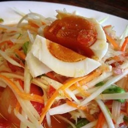 ตำไทยไข่เค็ม