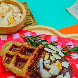 ครอฟเฟิลชอคโกแลตแอลมอนด์