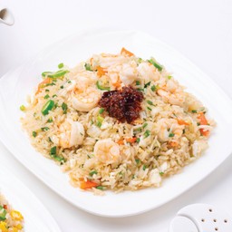 ข้าวผัดกุ้งซอส XO (L)