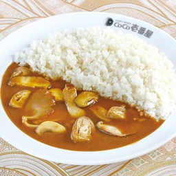 ข้าวแกงกะหรี่หน้าเห็ดรวม