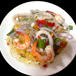 ยำเส้นแก้วทะเลรวม