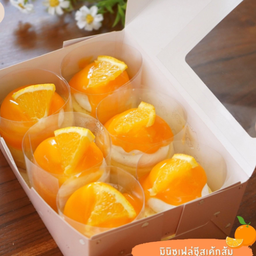 F6 ชีสเค้กแยมส้ม sizeM 6ชิ้น