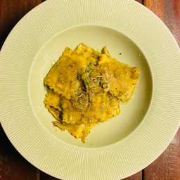 Ravioli Pork Cream Sauce
