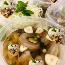 กุ้งดองน้ำปลา น้ำจิ้มซีฟู้ด มะนาวแท้