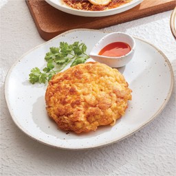 ไข่เจียวฟูกุ้งสับ (กับข้าว)