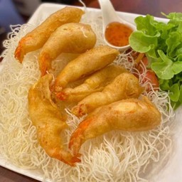 กุ้งชุบแป้งทอด￼