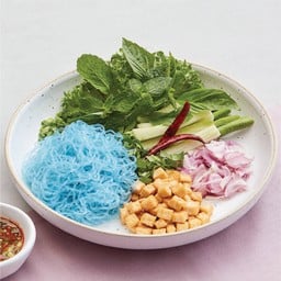 ลาบเต้าหู้-วุ้นเส้นอัญชัน