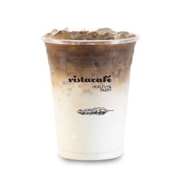 ลาเต้เย็นนมสด