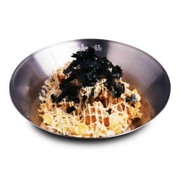 ข้าวหน้าไก่ทอดมายองเนส