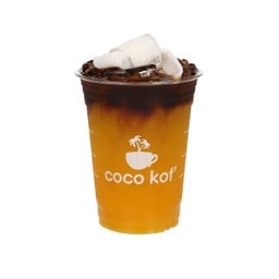 เย็น-อเมริกาโน่มะพร้าว+น้ำส้มสด