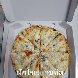 ผักโขมแฮมชีส เพิ่มชีส (เล็ก)