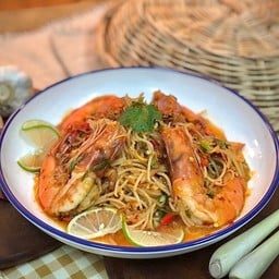 สปาเก็ตตี้ต้มยำกุ้ง