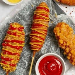 Korean Style CornDog  คอร์นด็อกสไตล์เกาหลี (สาขาไร่ขิง)