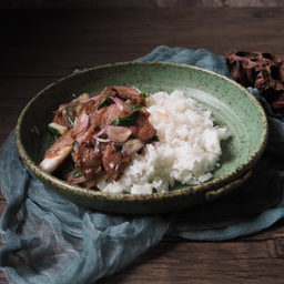 ข้าวหมูผัดกะปิ