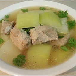 ซุปฟักตุ๋นสาหร่ายหมูเด้ง