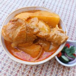 แกงกะหรี่ไก่(กับข้าว)