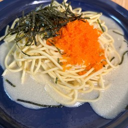 สปาเก็ตตี้ซอสครีมไข่กุ้ง