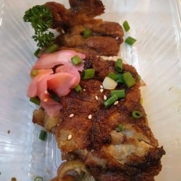 ไก่ย่างซีอิ้งฝวจานเดี่ยว