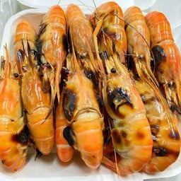 กุ้งเผาไซส์M (ครึ่งโล)