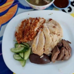 อู๊ดข้าวมันไก่ตอน ปั๊มปตท. ติวานนท์