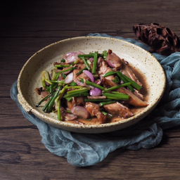 ไก่ย่างผัดกะปิ