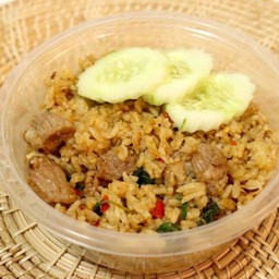 Rice Mixed With Pork And Basil