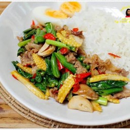 ข้าวขี้เมาหมู+ไข่ดาว