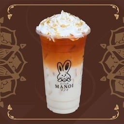 ไทยนวล ( ชาไทยนมสดวานิลลา+วิปครีม )