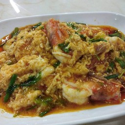 กุ้ง ผัดผง กระหรี่