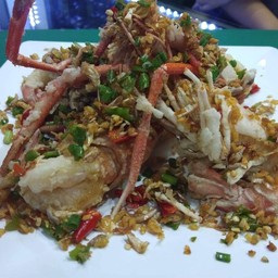 กุ้งแม่น้ำคั่วพริกเกลือ