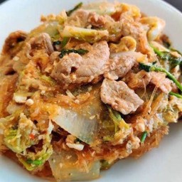 สุกี้แห้งหมู