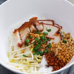 หมูแดง+หมูกรอบ