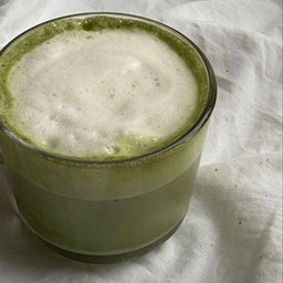 ชาเขียวนมสดร้อน-8 Oz.