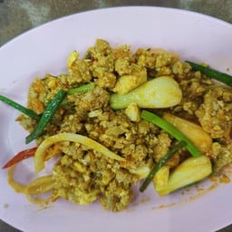 ไข่เค็มผัดหมูสับ
