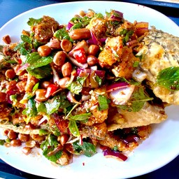 ปลาช่อนลุยสวน