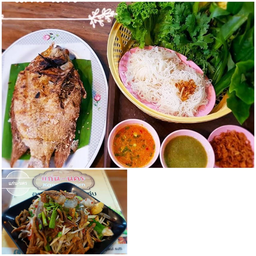 เมี่ยงปลาเผา ฟรี ตำหมูยอ