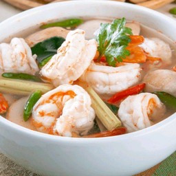 (กับข้าว)ต้มยำกุ้งน้ำใส