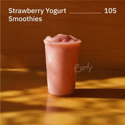 สตอเบอร์รี่โยเกิร์ตสมูทตี้