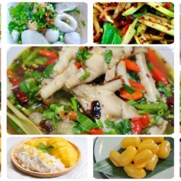 มีทรัพย์ชวนชิม โจ๊ก น้ำเต้าหู้ ข้าวมันไก่ ข้าวหน้าเป็ด ก๋วยเตี๋ยว กระเพาะปลา เย็นตาโฟ ส้มตำ ลาบน้ำตก