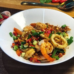 เมนูคั่วพริกเกลือ(กับข้าว)
