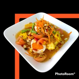 ตำข้าวโพดไข่เค็ม