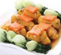 เต้าหู้เทวดาทรงเครื่องกุ้งทอด