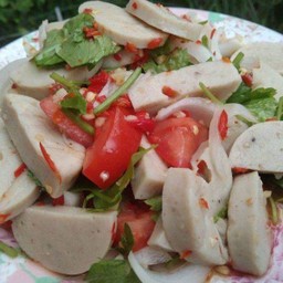 ยำยอ หมูสับ