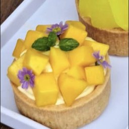 Mango  Cream Cheese Tart