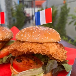 เบอร์เกอร์หมูทอดชีส