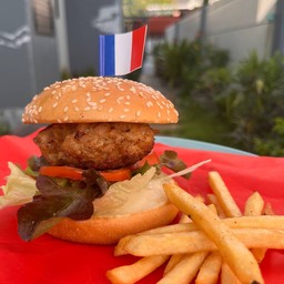 เบอร์เกอร์หมูต้นตำรับ